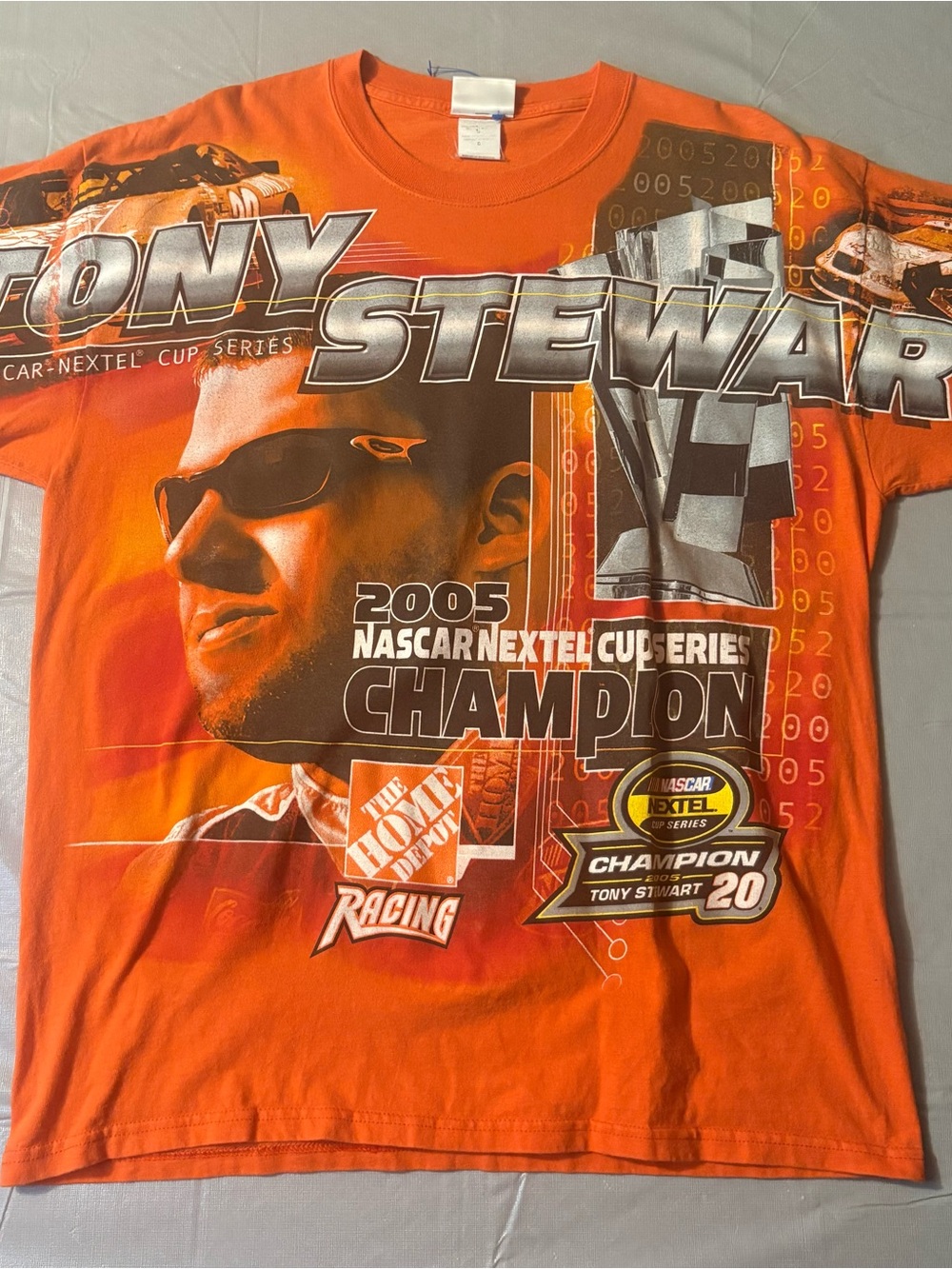 Y2K Tony Stewart 2005 NASCAR AOP Tee